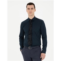 Laciverert Ex. Slim Fit Основная рубашка с длинным рукавом