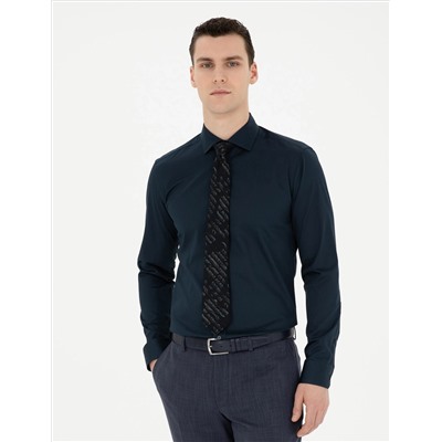 Laciverert Ex. Slim Fit Основная рубашка с длинным рукавом