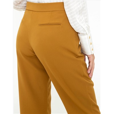 Верблюдные тканевые брюки Slim Fit