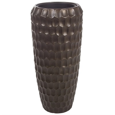 Кашпо Nobilis Marco "Pab-coal Cells Vase" (полистоун), D34хH75 см, с тех.горшком