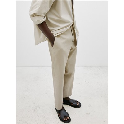 Pantalón lino relaxed fit - Limited Edition