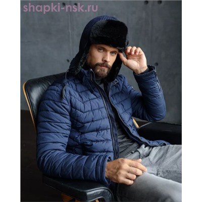 F 474 Ушанка мужская искуственный мех (60-61)