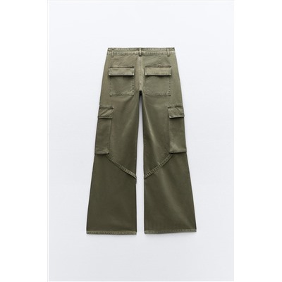 JEANS TRF CARGO TIRO MEDIO