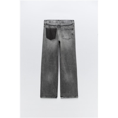 JEANS TRF RELAXED TIRO MEDIO