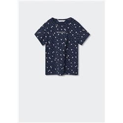 Camiseta estampada logo bordado -  Niña | MANGO OUTLET España
