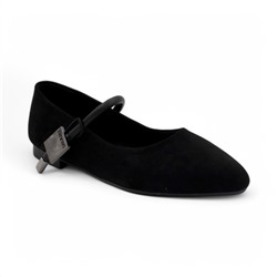 Женские балетки W1-8R черные