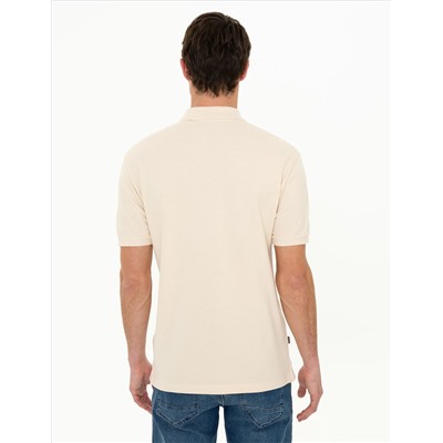 Бежевая тонкая подсадка Polo yaka basic t -красавица