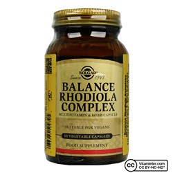 Solgar Balance Комплекс родиолы 60 капсул