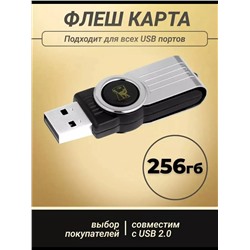 Флешка Кингстон USB 3.0 256 ГБ 60741
