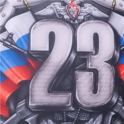 Подушка декоративная антистресс «23 февраля», цвет хаки