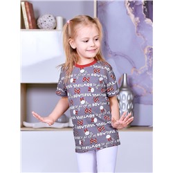 Футболка детская KETMIN HOME рис.BOWTIFUL серый