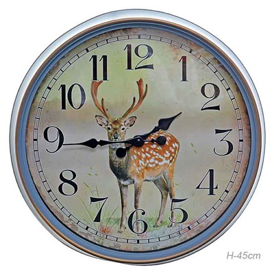 Часы настенные 45 см / 18045-5/4 /уп 12/ДЕФЕКТ КОРПУСА