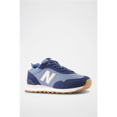 Zapatillas de piel 515 - Azul