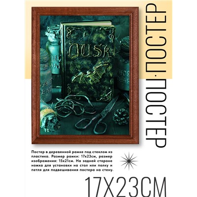 POSV-0048 Постер в рамке 17x23см Книга сумерек