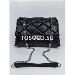 s502 black сумка DOLLY экокожа 22х30х8