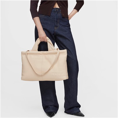 Bolso shopper Tous Dolsa - cuero - beige