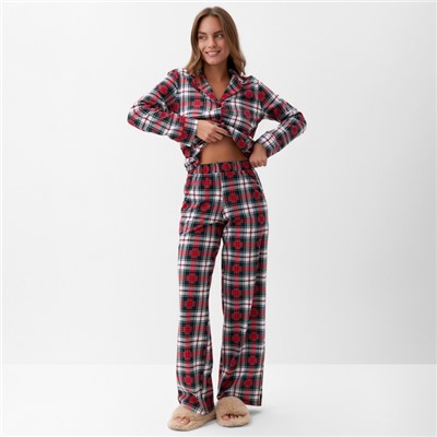 Пижама новогодняя женская KAFTAN Сhristmas time размер 52-54