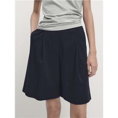Bermuda larga pinzas conjunto
