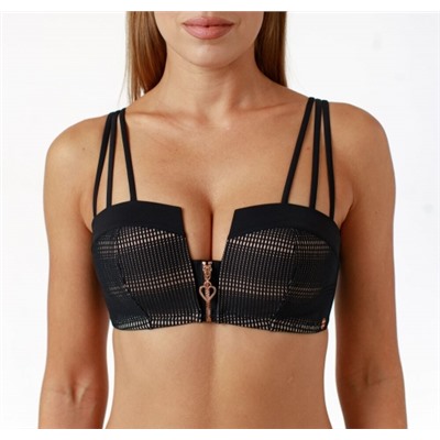 COQUETTE REVUE Купальник раздельный бескаркасный с плавками слип классические SWIM DREAM sw55002-18/