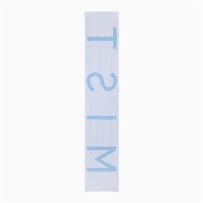 Шарф женский двусторонний MIST голубой, размер 47*226см