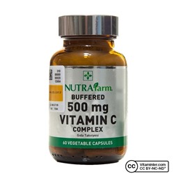Nutrafarm Забуференный комплекс витамина С 500 мг 60 капсул