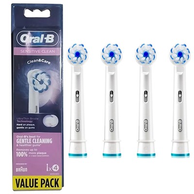 Насадки Braun Oral-B Sensitive clean CLEAN and CARE (4 шт)
