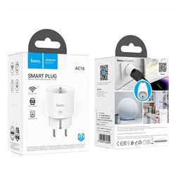 Умная Wi-Fi розетка HOCO AC16 (белый)