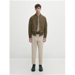 Chaqueta bomber técnica
