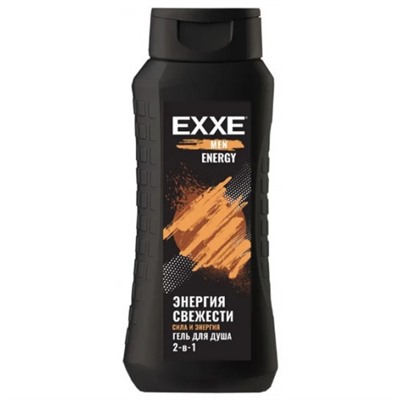 Гель для душа 2 в 1 EXXE men ENERGY Сила и энергия, 400 мл