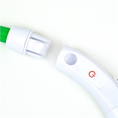 Ошейник - кольцо с подсветкой, зарядка от USB, до 70 см, 3 режима свечения, зелёный