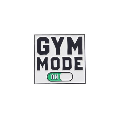 Металлический значок "Gym Mode"