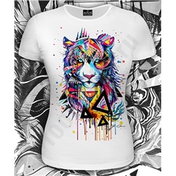 Футболка good женская "Rainbow Tiger" арт 35-2640