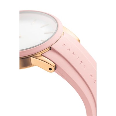 Reloj de cuarzo de silicona Iconic Motion - 40 mm - Rosa y rosa dorado