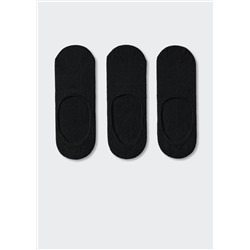 Pack calcetines invisibles -  Hombre | MANGO OUTLET España
