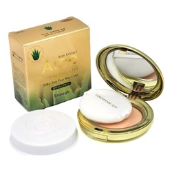 Пудра для лица матирующая с Q10 и алоэ Enough Coenzyme Q10 Aloe Silky Two Way Cake SPF25 PA+++