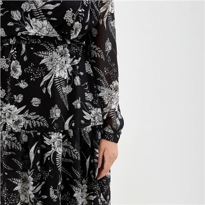 Платье женское MIST plus-size, р.50, черный
