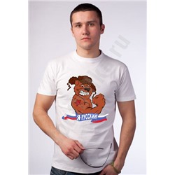 Футболка "Я русский" медведь
