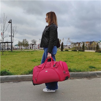 Дорожная сумка на колесах 7037.5 (Красный)
