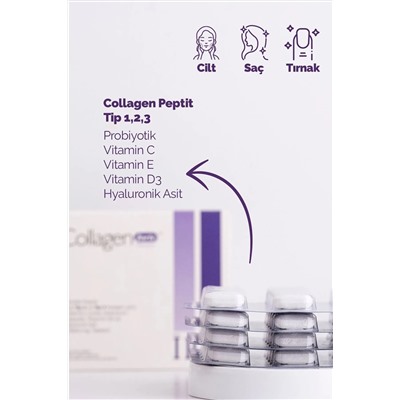 Collagen Forte Platinum Beauty коллаген, пробиотик и мультивитамины 1500 мг X 90 таблеток