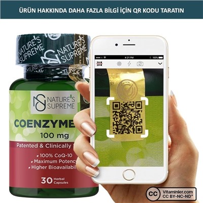 Nature's Supreme Coenzyme Q10 100 мг 30 капсул