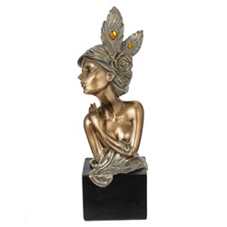Фигурка декоративная "Девушка", L8 W11 H28,5 см