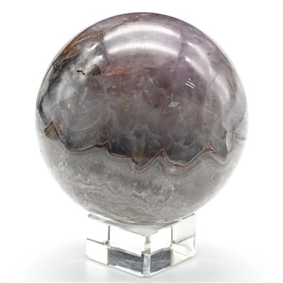 Шар из аметиста и агата, диаметр 95мм, 1280г