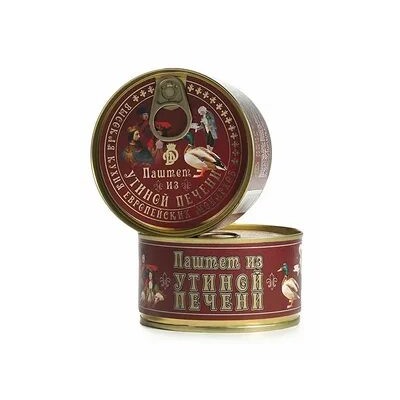 Паштет из Утиной печени "Высокая кухня европейских монархов", ж/б, 200г