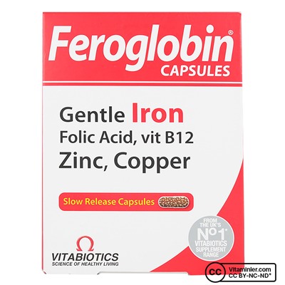 Vitabiotics Фероглобин 30 капсул