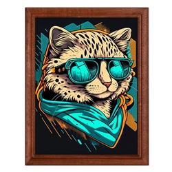 POSV-0304 Постер в рамке 17x23см Кот