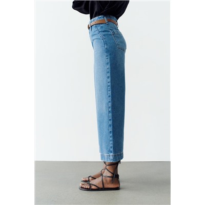 JEANS Z1975 WIDE LEG CROPPED TIRO ALTO