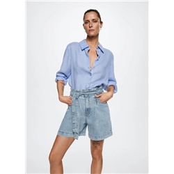 Short vaquero paperbag  -  Mujer | MANGO OUTLET España