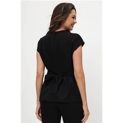 Блуза медицинская женская 3-78.1-21-1 / Kiara 65 Rich black