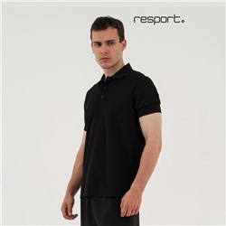Футболка - поло мужская Resport, р. 52, цвет чёрный, спортивная