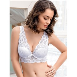 Бюстгальтер бралетт из кружева MIOOCCHI Vivian 7585 (3 / bianco C/белый C)